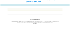 Desktop Screenshot of calendar-navi.info